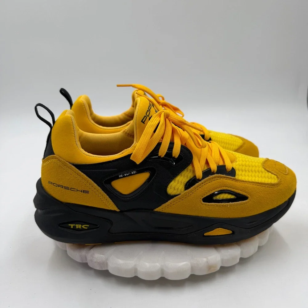 Puma Porsche TRC Blaze 911 Turbo 3.0 1975 Mens Yellow Black 307386-01 Size 10.5